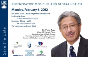 Dr. Dzau's Vancouver Visit 2012
